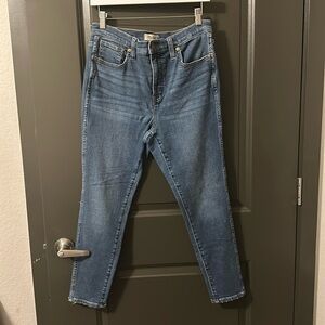 Madewell 10” high rise skinny crop size 29